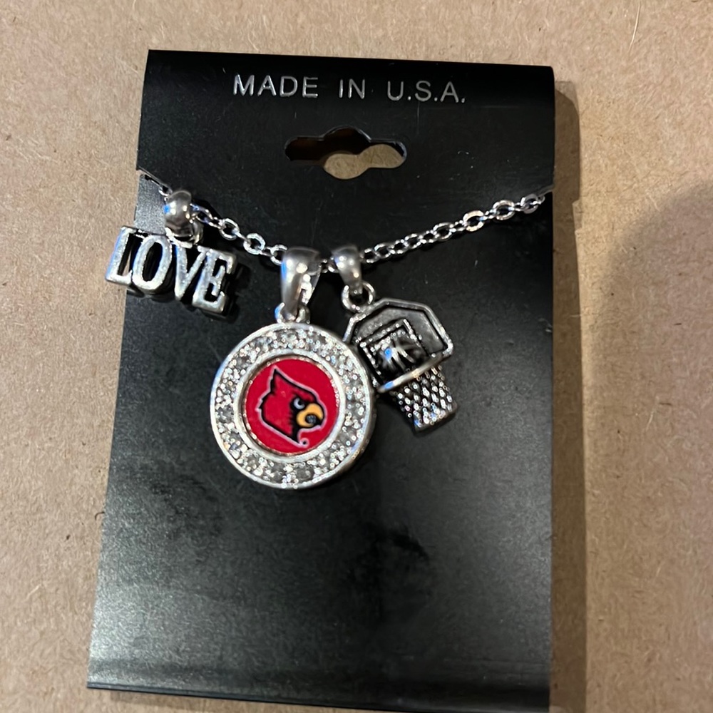 University of Louisville basketball necklace